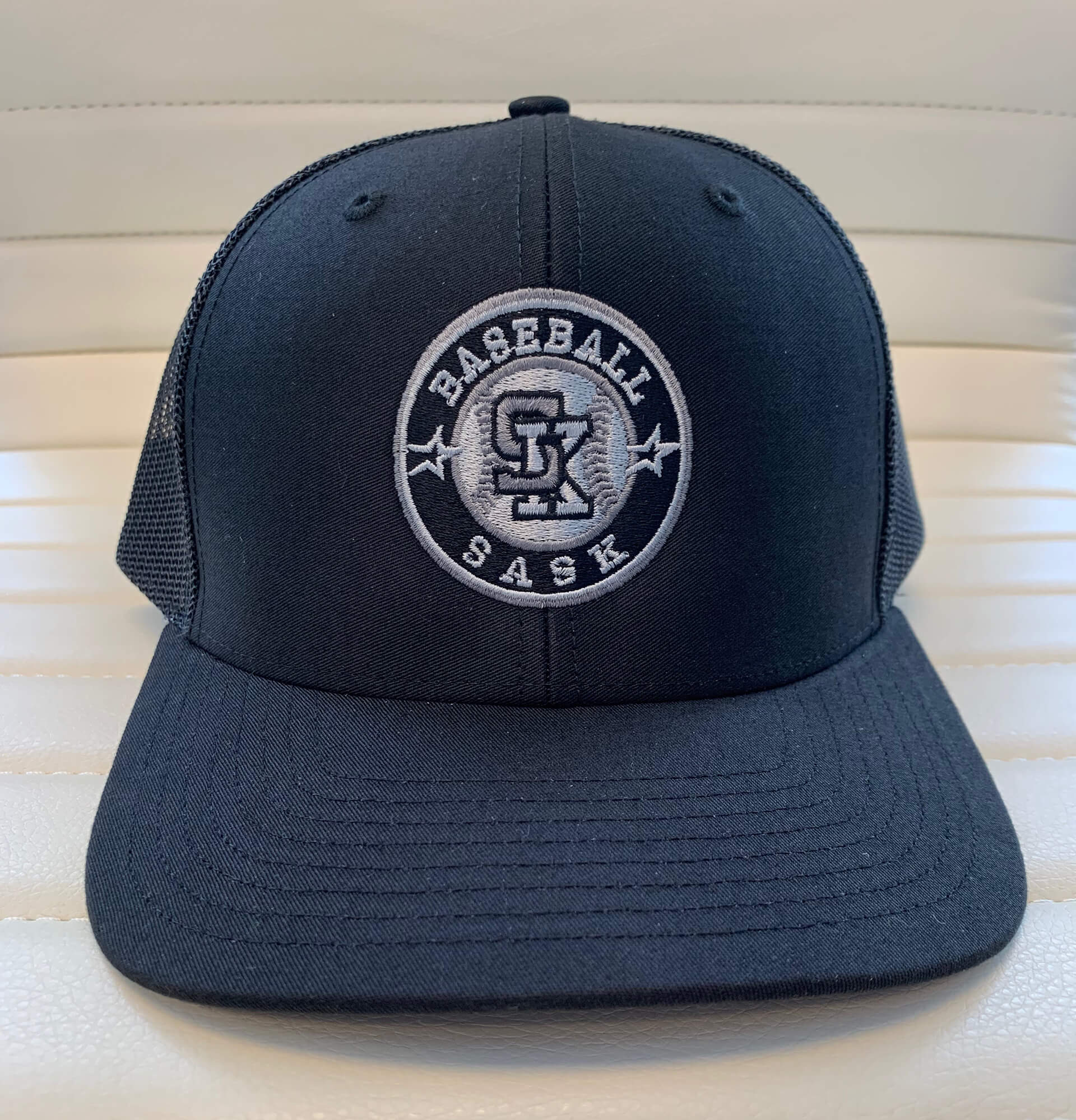 Richardson All Black Trucker Hat Baseball Sask